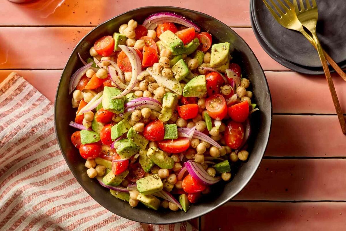 Avocado & Chickpea Salad