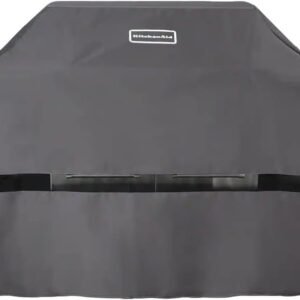 KitchenAid 700-0745A 56-inch x 23-inch Gas Grill Cover, Grey