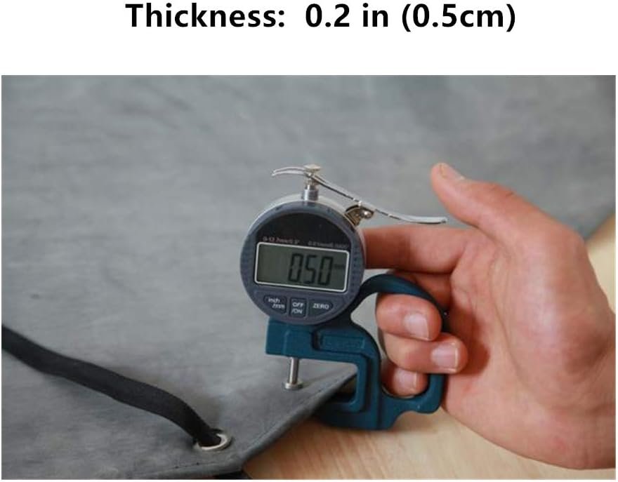 Thick Rubber Apron, 47.2 x 33.5 Inch Waterproof, Long Chemical Resistant, Adjustable for Dishwashing, Cleaning Fish, Gardening, Lab Work, Butcher and Dog Grooming, Grey - Image 7