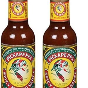 Pickapeppa Spicy Mango Sauce 5 oz (2 Pack)