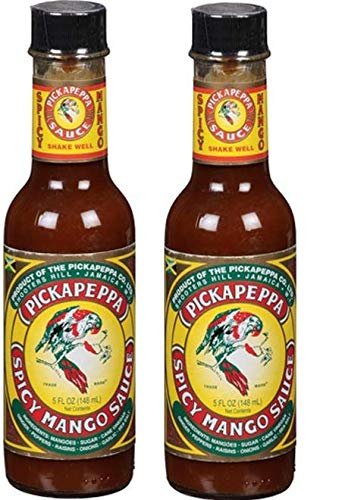 Pickapeppa Spicy Mango Sauce 5 oz (2 Pack)