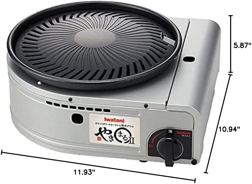 Iwatani Cassette Gas BBQ Grill YAKIMARU II, CB-SLG-2 - Image 7