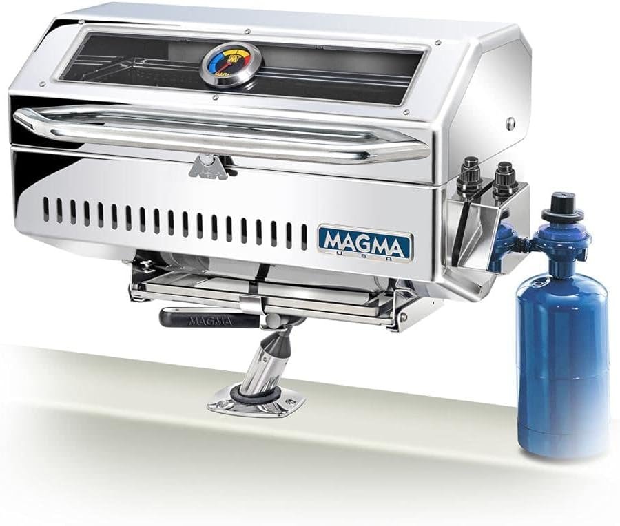 Magma Products, Newport II Infrared Gourmet Series Gas Grill, A10-918-2GS, Multi, One Size - Image 4