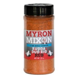 Myron Mixon BBQ Rub | Rubba Dub Rib | Champion Pitmaster Recipe | Gluten-Free BBQ Seasoning, MSG-Free, USA Made | 12 Oz