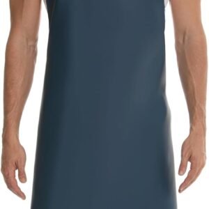 Homsolver Heavy Duty Vinyl Waterproof Apron for Unisex Adult, Ultra Lightweight, Chemical Resistant Industrial Work Apron