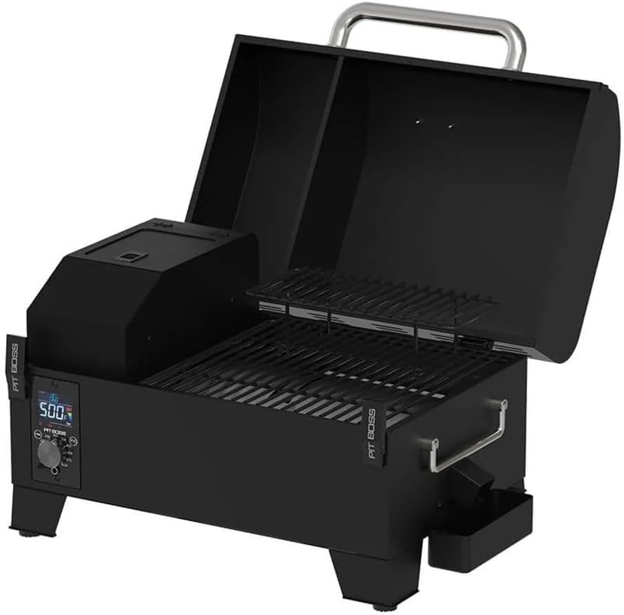 Pit Boss PB150PPG Table Top Wood Pellet Grill, Black - 11091 - Image 3