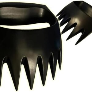 Meat Shredder Claws (2-Pack) – Heavy-Duty Bear Claws for Pulled Pork, Chicken, Beef – Heat Resistant, Dishwasher Safe BBQ Accessories – Ideal Grilling Gift for Men – Black