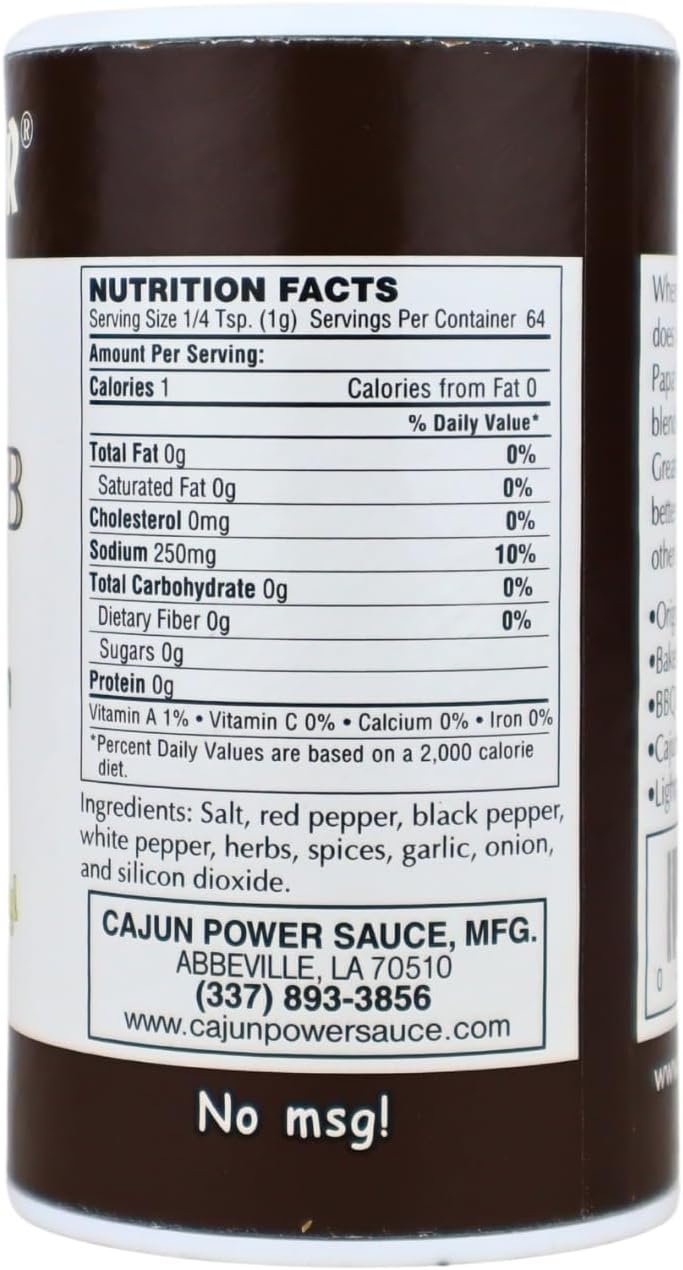 Cajun Power Papa's BBQ Rub 8oz - Image 2