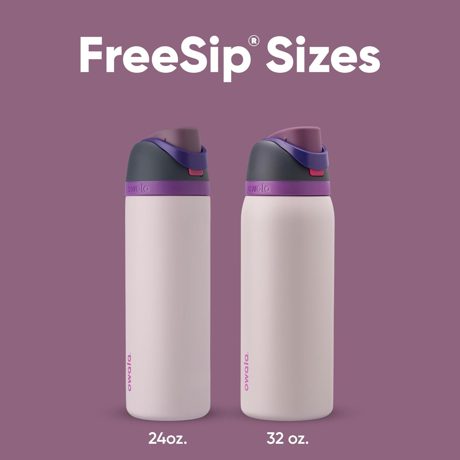 Owala FreeSip Insulated Stainless Steel Water Bottle with Straw for Sports, Travel, and School BPA-Free Sports Water Bottle, 24 oz, Dreamy Field - Image 5