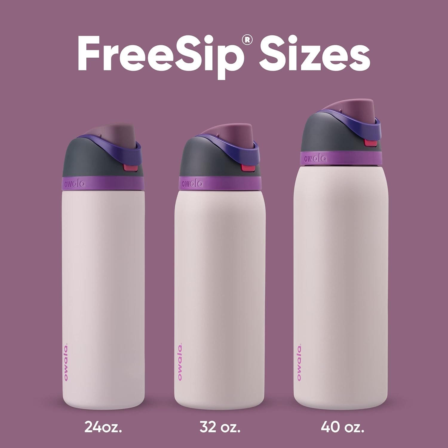 Owala FreeSip Insulated Stainless Steel Water Bottle with Straw for Sports, Travel, and School BPA-Free Sports Water Bottle, 24 oz, Dreamy Field - Image 6