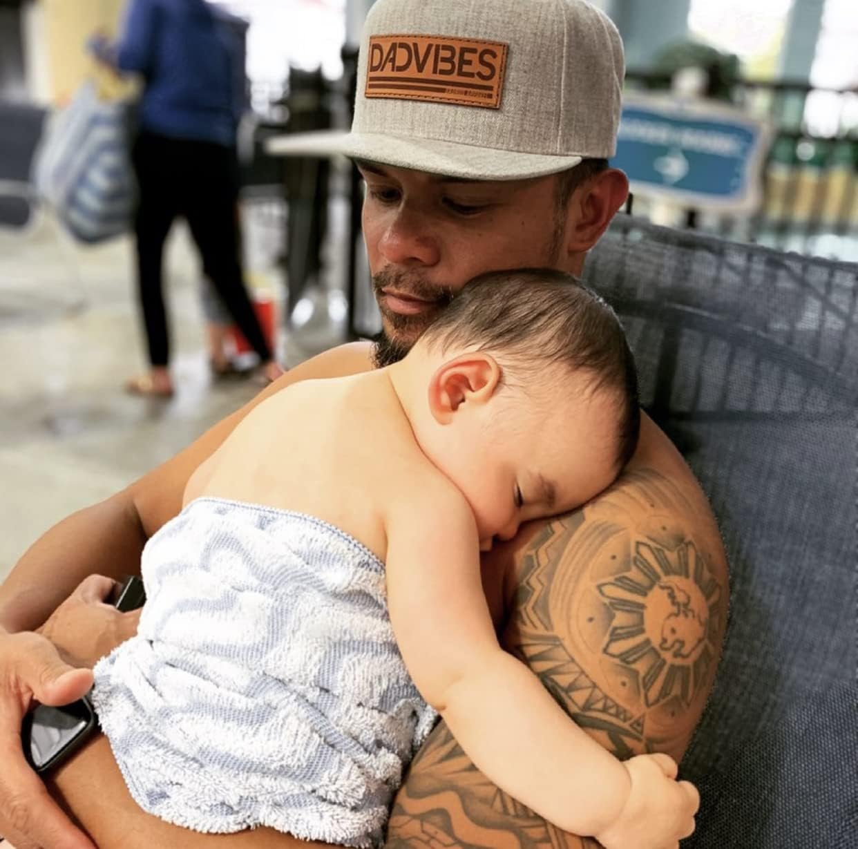 DadVibes Dad Hat - Snapback Baseball Cap Mens Leather Patch - Image 5