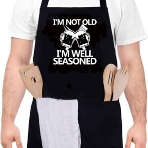 Funny Apron for Men BBQ Grill Cooking Apron