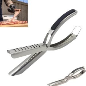 Rib Membrane Removal Tool, The Ultimate Rib Prep Tool for BBQ Enthusiasts, Membrane and Silver Skin Removal Tool for Barbecue Rib Prep, Ergonomic Design for Easy Membrane Removal