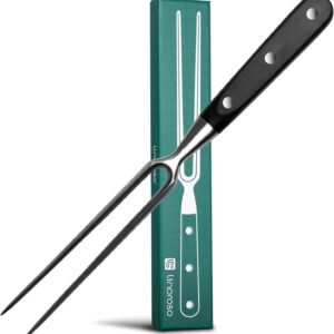 linoroso Meat Carving Fork 11 inch, Razor Sharp Carving Fork Barbecue Fork BBQ Tools Meat Forks Stainless Steel