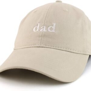 Trendy Apparel Shop Dad Embroidered Soft Low Profile Cotton Cap Dad Hat