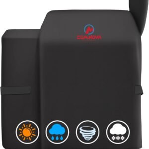 Comnova Grill Cover for Traeger Pro 22 & 575 Series – 600D Wood Pellet Smoker Cover for Traeger Waterproof & Heavy Duty, Premium Pellet BBQ Cover for Treager Pro 22 / Pro 575, Z Grills 550B and More