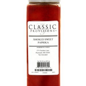 Classic Provisions Spices Rich in Flavor for Spanish Cuisine Fish Meat BBQ Sauce and More, Paprika, Smoked Sweet, 20 Ounce