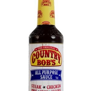Country Bob’s The Original All Purpose Sauce – Tangy Sweet Savory Flavor, Grilling, Marinating, Enhances Meat, Veggies, Fish, 13oz (Pack of 1)