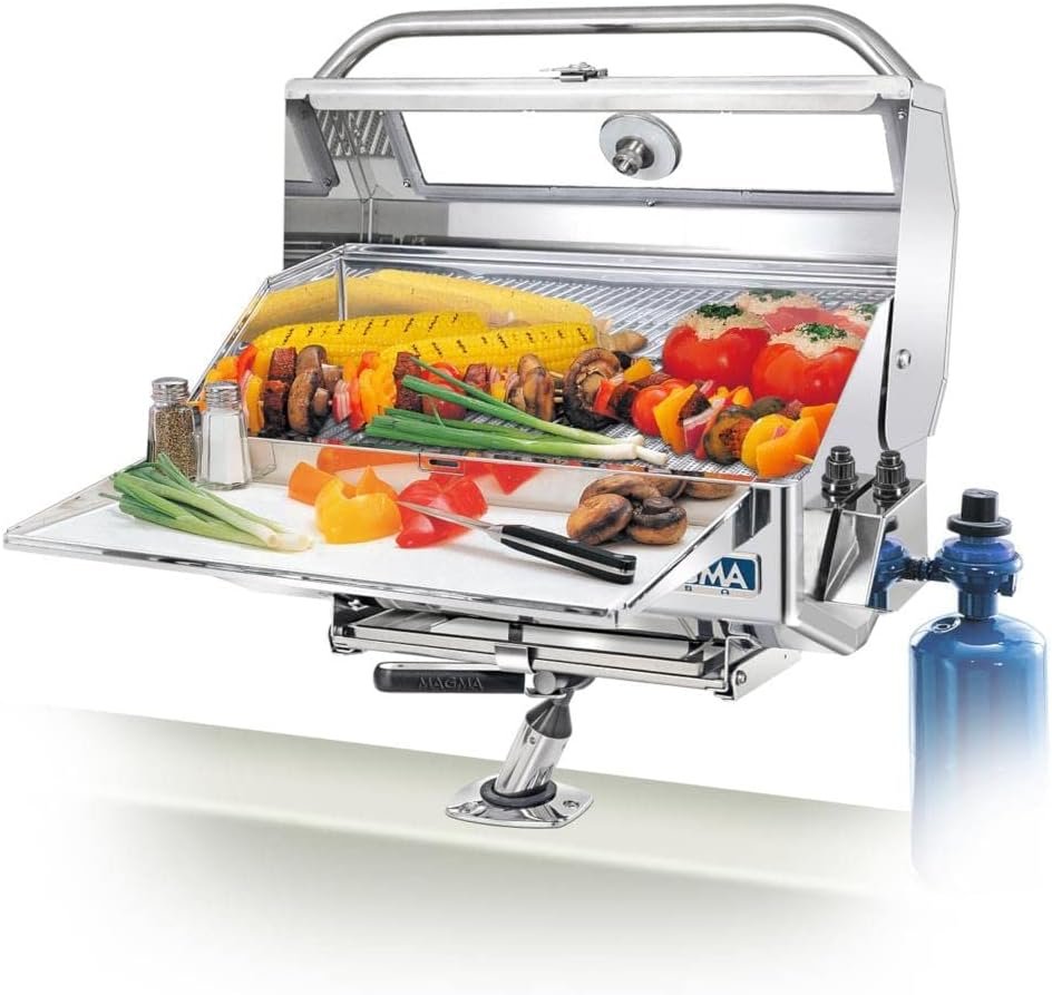 Magma Products, Newport II Infrared Gourmet Series Gas Grill, A10-918-2GS, Multi, One Size - Image 5