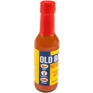 OLD BAY Hot Sauce, 5 fl oz – One 5 Fluid Ounce Bottle of Hot Sauce, Perfect for Tabletop for a Spicy Kick to Chicken Wings, Burgers, Seafood, French Fries and More
