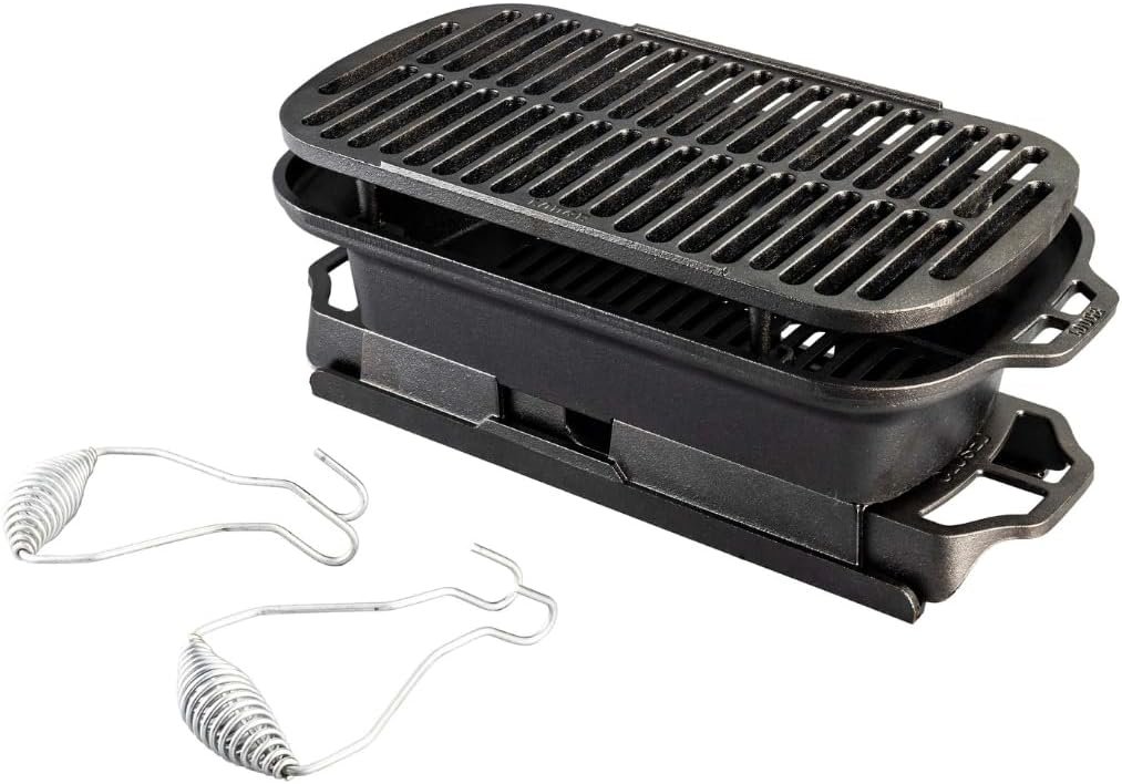 Lodge Sportsman's Cast Iron Pro Grill - 1 Each, Black