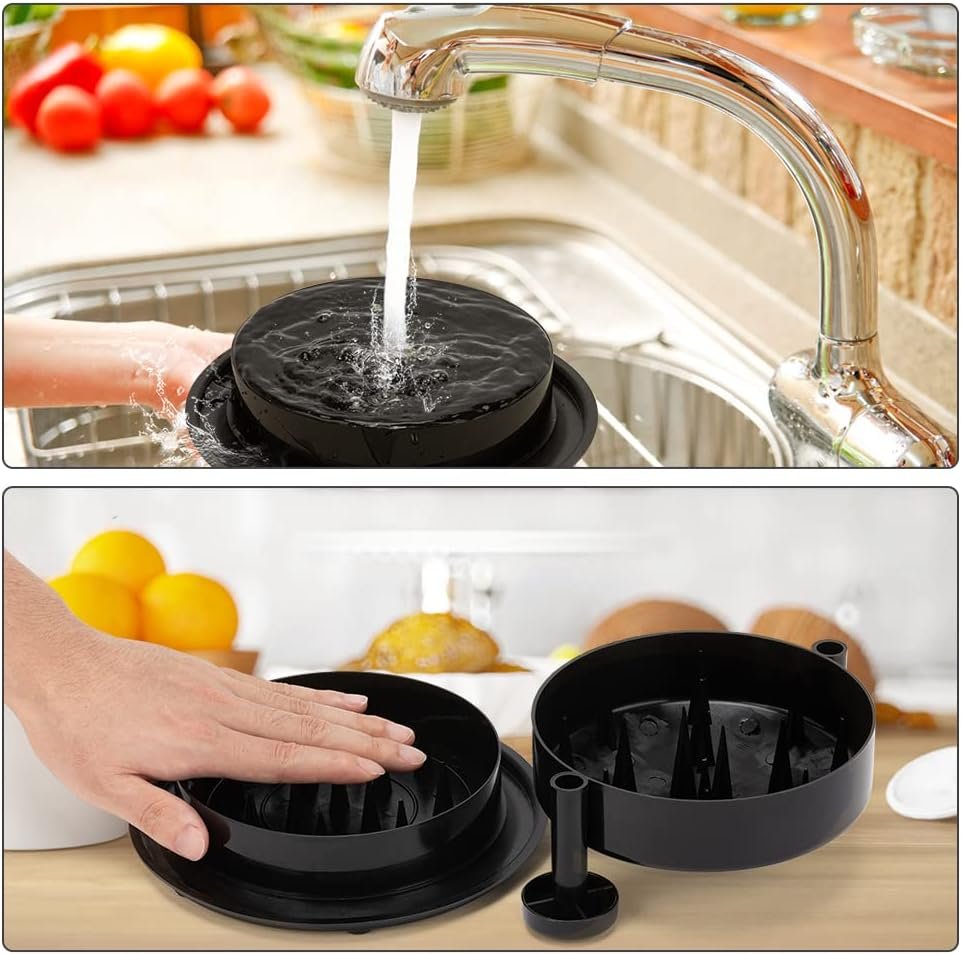 Chicken Shredder Shred Machine Meat Shredder Meat Shredding Tool with Handles and Non-Skid Base Mat Suitable for Pulled Pork Red Beef Chicken Alternative to Bear Claws 1pc 8inch Black - Image 5