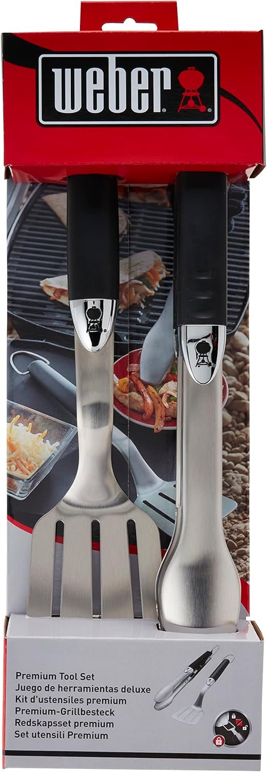 Weber Original Portable 2-Piece Stainless Steel Tool Set - Image 2