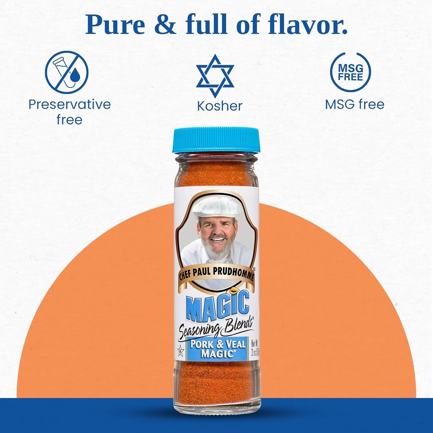 Chef Paul Magic Seasoning Blends Pork & Veal Magic | Bold & Smoky Seasoning | Perfect for BBQ, Grilling, and Roasting | All Purpose Seasoning Blend for Pork, Veal & Lamb | 2 oz (Pack Of 1) - Image 3