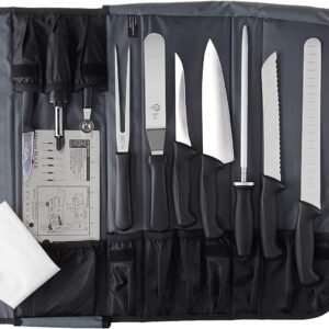 Mercer Culinary Partners in Education 23-Piece Millennia Culinary School Kit,Black