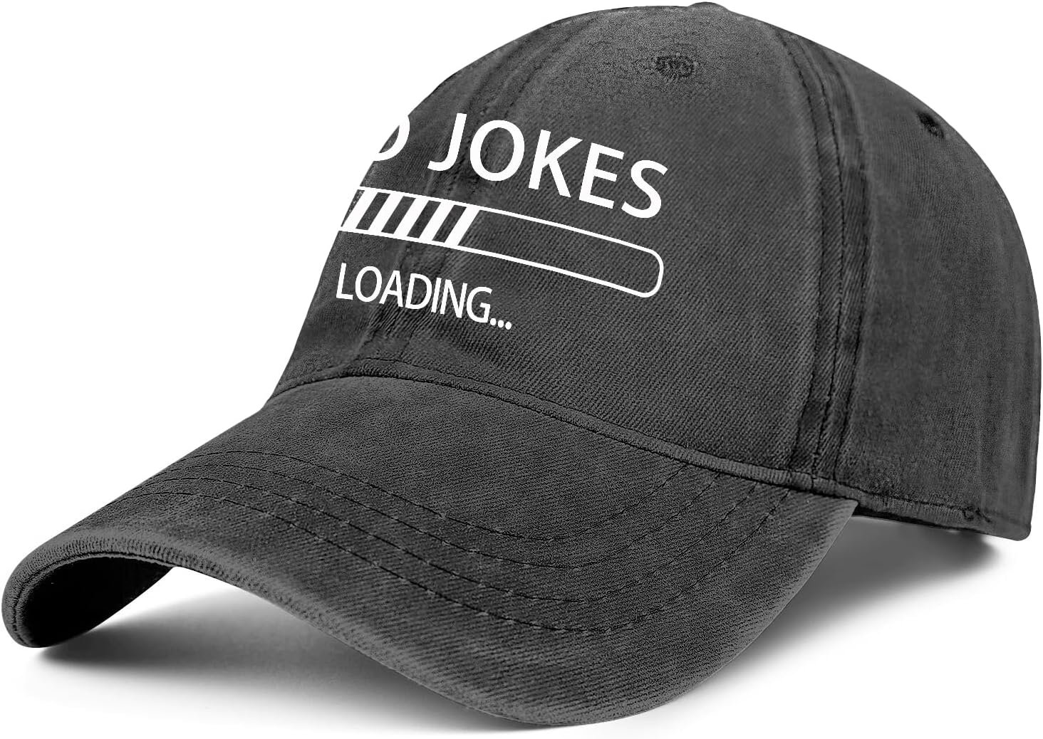 Dad Jokes Hat for Dad Papa Fathers Day Birthday Gifts for Men Dad from Daughter Son - Funny Black Dad Baseball Cap - Image 2