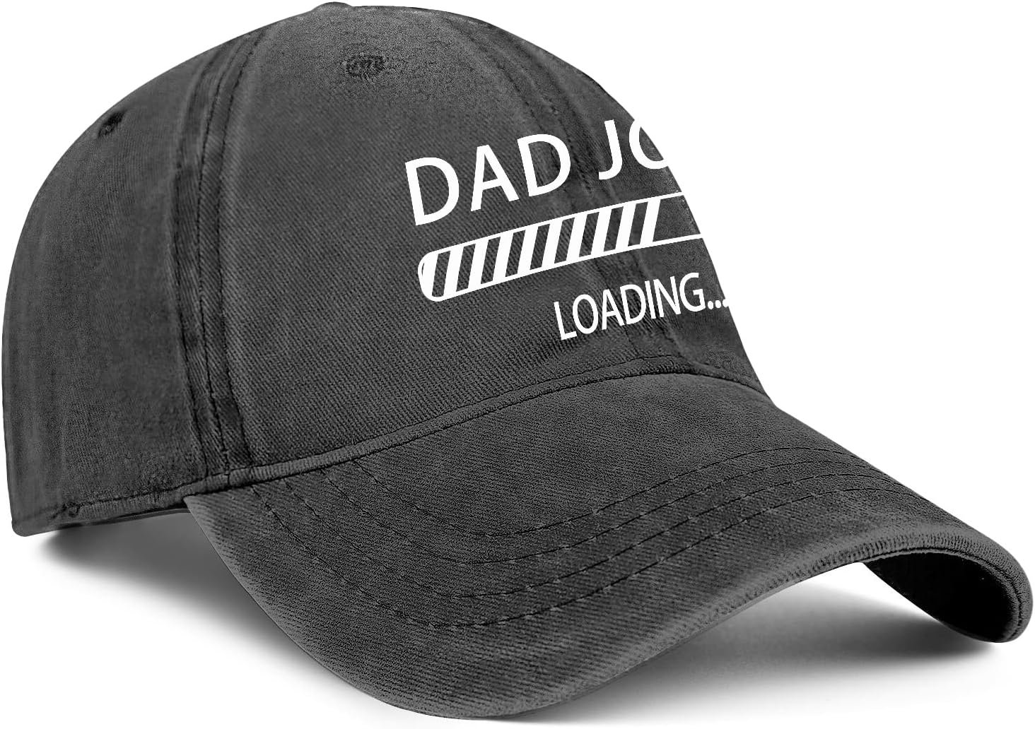 Dad Jokes Hat for Dad Papa Fathers Day Birthday Gifts for Men Dad from Daughter Son - Funny Black Dad Baseball Cap - Image 3