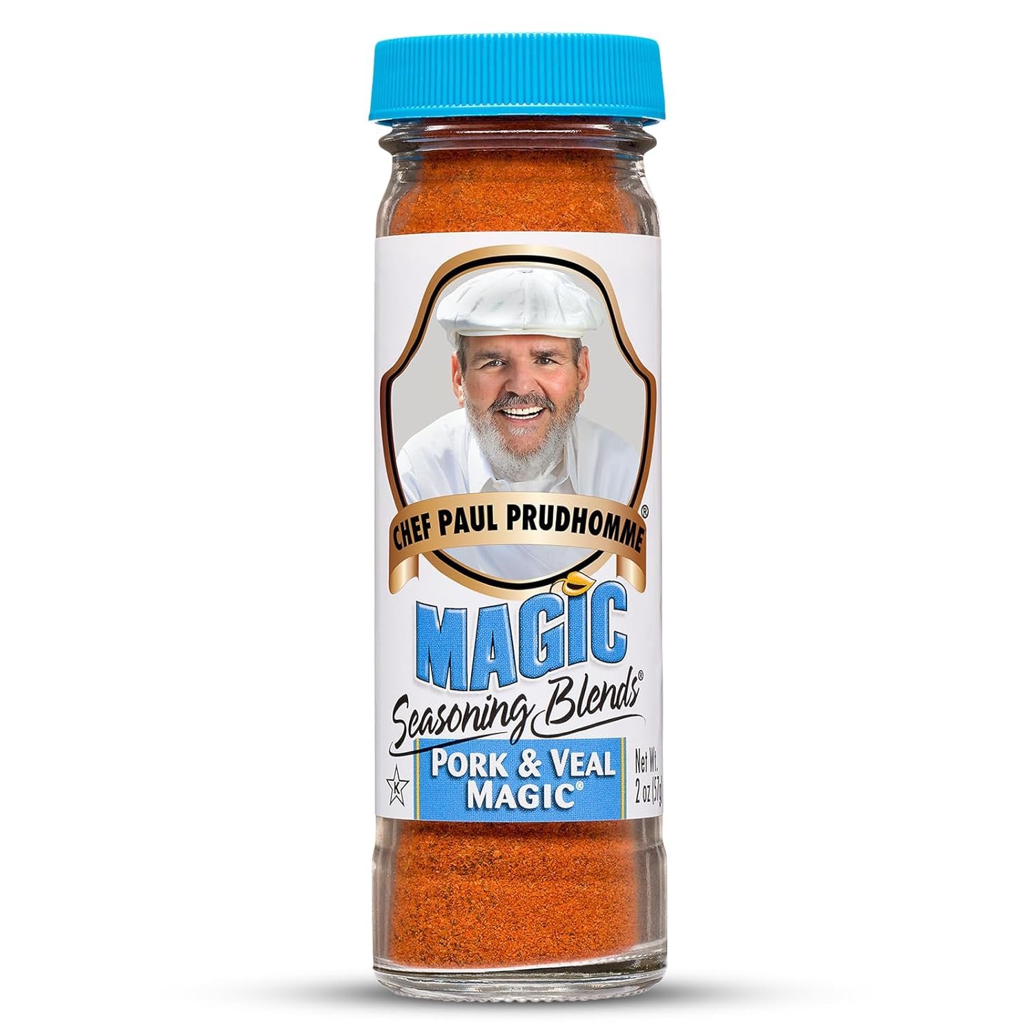 Chef Paul Magic Seasoning Blends Pork & Veal Magic | Bold & Smoky Seasoning | Perfect for BBQ, Grilling, and Roasting | All Purpose Seasoning Blend for Pork, Veal & Lamb | 2 oz (Pack Of 1)