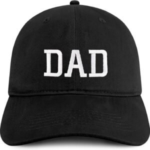 Trendy Apparel Shop Dad Embroidered Brushed Cotton Dad Hat Cap
