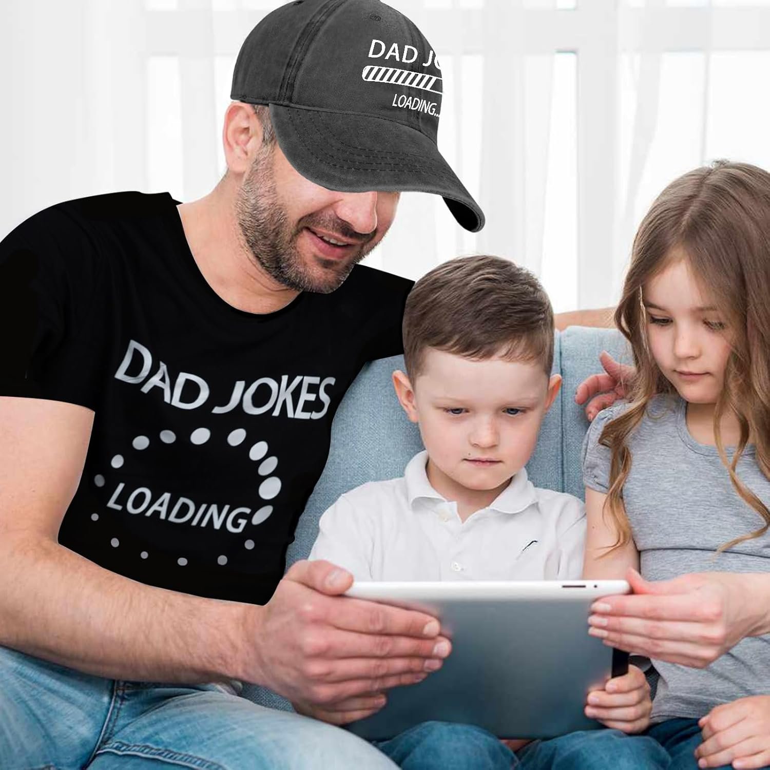 Dad Jokes Hat for Dad Papa Fathers Day Birthday Gifts for Men Dad from Daughter Son - Funny Black Dad Baseball Cap - Image 4