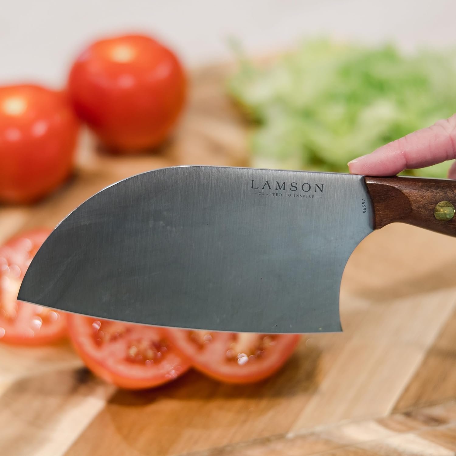 Lamson Vintage 6" Small Chinese Santoku Cleaver - Image 2