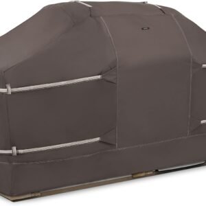 Classic Accessories Ravenna Water-Resistant 98 in. BBQ Grill Cover for Island with Center Grill Head, Grill Cover, Grill Cover for Outdoor Grill, BBQ Cover