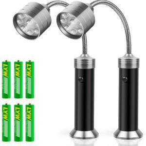 KOSIN Barbecue Grill Light for Outdoor Grill, Super-Bright Led Bbq Lights, Gifts for Men, Traeger Pit Boss Smoker Grill Accessories,Batteries Included