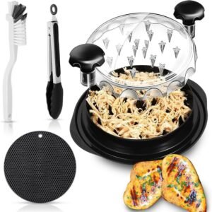 Chicken Shredder Tool Twist for Pulled Pork, Beef, Turkey, Brisket – Manual Meat Shredder for BBQ & Kitchen – BPA-Free, Dishwasher Safe, Easy Meat Shredding Tool for Meal Prep