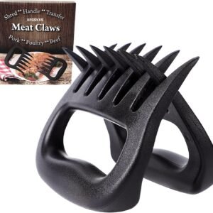 Meat Shredder Claws, Bear Claws for Shredding Meat Pulled Pork Chicken Turkey Beef, 2 PCS Barbecue Smoker Grilling Accessories for BBQ Gifts, White Elephant Gifts, Stocking Stuffers