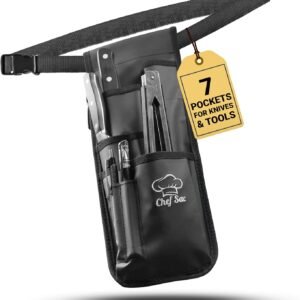 Chef Sac Professional Knife Holster | Sac Knife Belt Holder | Ultimate Chef Tools Case | Holster with Sheaths