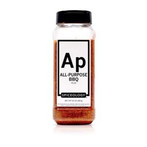 Spiceology – All Purpose BBQ Rub and Spice Blend – Use On: Beef, Fish, Chicken, Vegetables, and Sauces – 20 oz