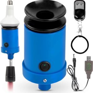 Light Bulb Changer for High Ceilings – Vacuum Operated High Ceiling Light Bulb Changer Tool, Remote-Controlled Bulb Changing Kit (Pole not Included)