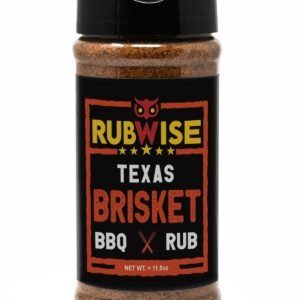 RubWise Texas Style BBQ Brisket Rub | Barbecue Rubs and Spices for Smoking and Grilling | Beef Seasoning Dry Mix Grill Blend | Smoky & Savory Flavor | Great on Steaks, Ribs & Burgers | 11.5oz
