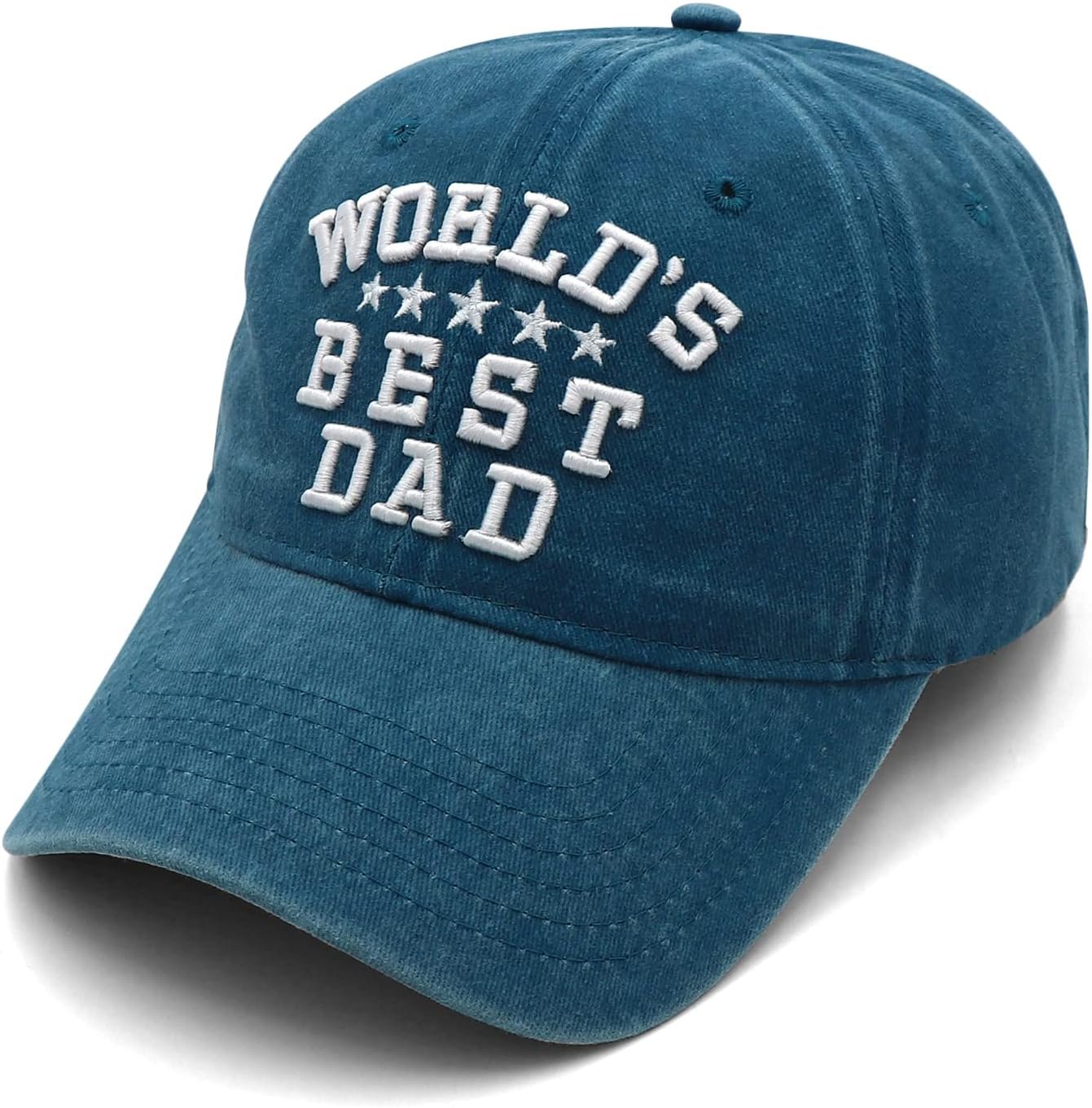 Dad Hats for Men and Women - Father's Day Gifts from Daughter Son - World's Best Dad Hat for Father, Daddy, Step Dad - Image 2