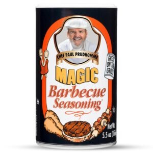 Chef Paul Barbecue Magic Seasoning Blends | All Purpose Seasoning for Grilling & Smoking | Smoky, Slightly Peppery BBQ Rub | Dry Rub for Chicken, Ribs & Burgers | BBQ Seasoning | 5.5 oz (Pack of 1)