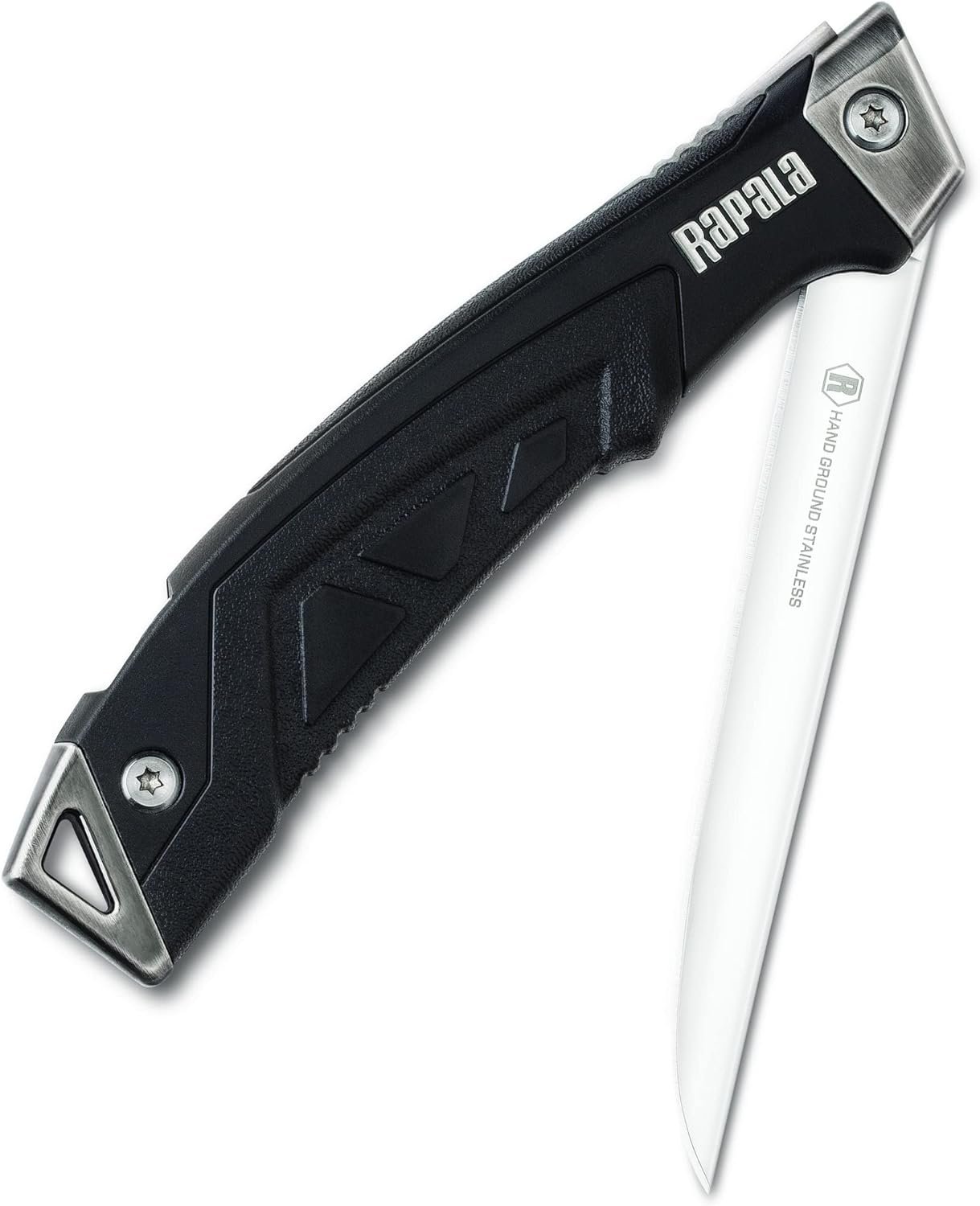 Rapala RCD Folding Fillet Knife, Blade Length: 4.7 inches (12 cm), Total Length: 11.0 inches (28 cm), When Stored, 6.3 inches (16 cm), RCD FOLDING FILLET KNIFE 5" RCDFF5