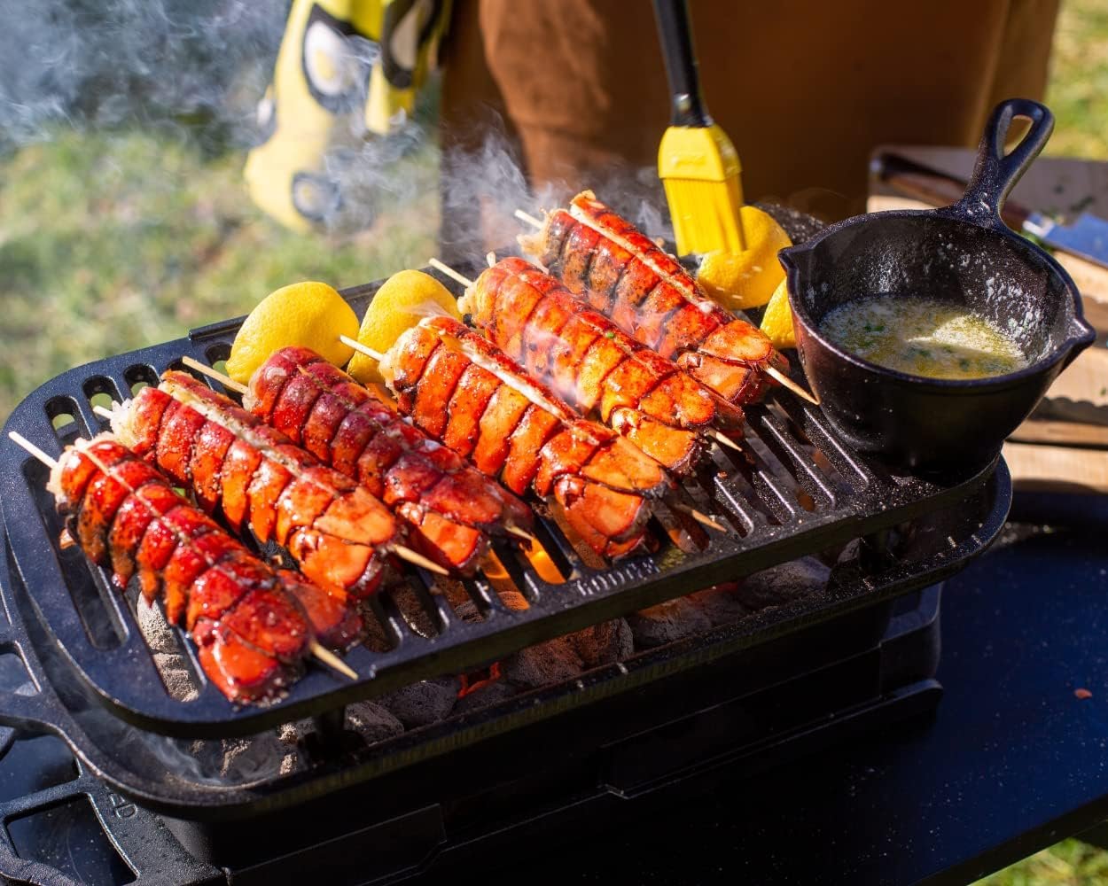 Lodge Sportsman's Cast Iron Pro Grill - 1 Each, Black - Image 5