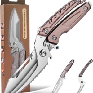 Heavy Duty Poultry Scissors, Detachable Kitchen Shears, Kitchen shears for food, Sharp Shears for Cutting Meat, Chicken Bone and Turkey