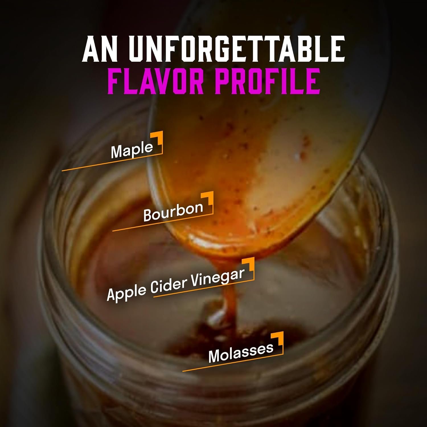 Hey Grill Hey | BBQ Glaze | BBQ Sauce | Bourbon Glaze | Sweet Sauce for Ribs, Chicken, Salmon | Grilling Essentials | Maple Bourbon - Image 5