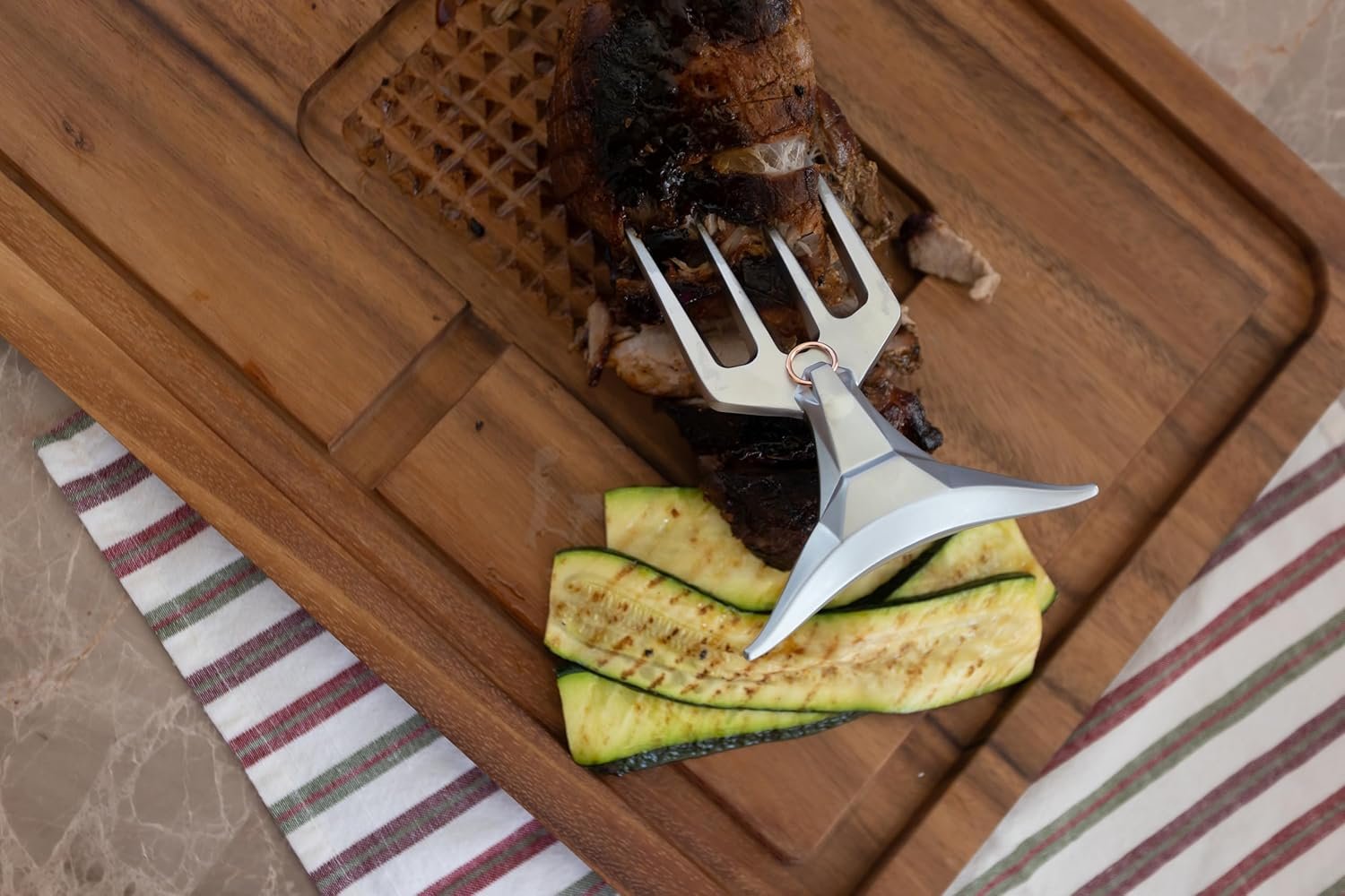 Outset El Matador Meat Fork For Slicing, Carving, and Serving - Image 5